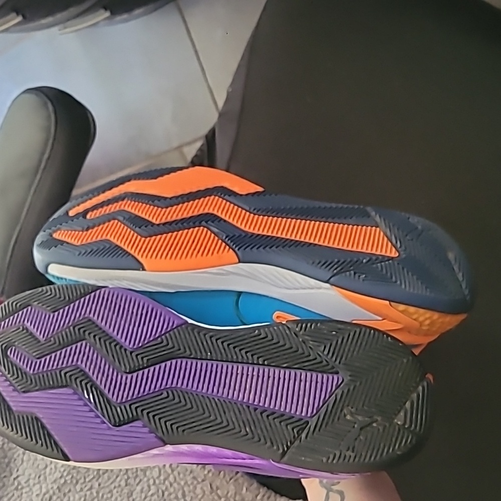Puma Uproar Charlotte Asg Fade Basketball Mens Purple Sneakers Size 10.5 Mens - Picture 8 of 9